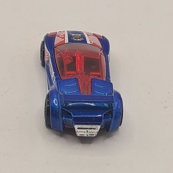 2016 HOT WHEELS QUICK N SIK BLUE & RED 1:64 DIECAST 2 3/4" - Picture 4 of 5